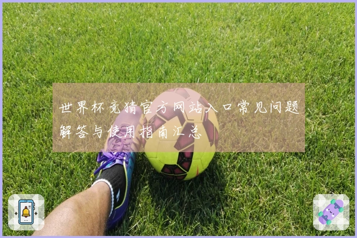 世界杯竞猜官方网站入口常见问题解答与使用指南汇总